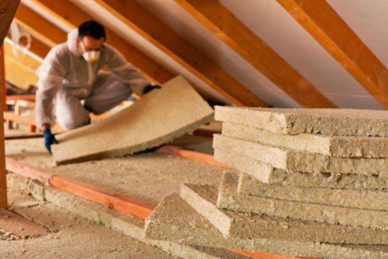 Guy Insulating a Home